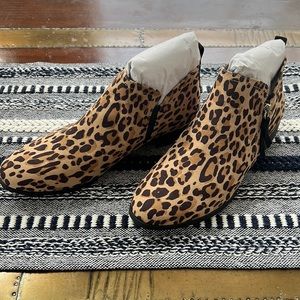 Dr Scholls Leopard Print booties